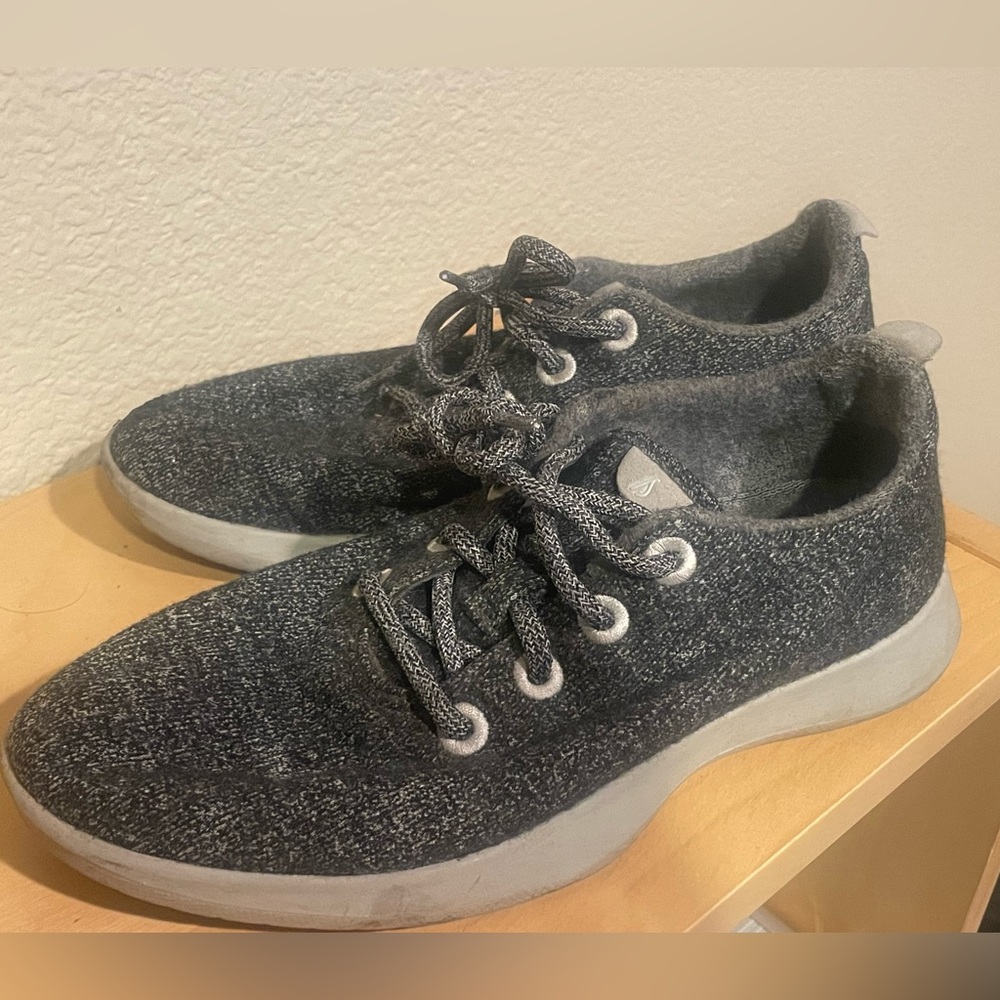 Wool Grey Allbirds, size 10 women size 8 men.